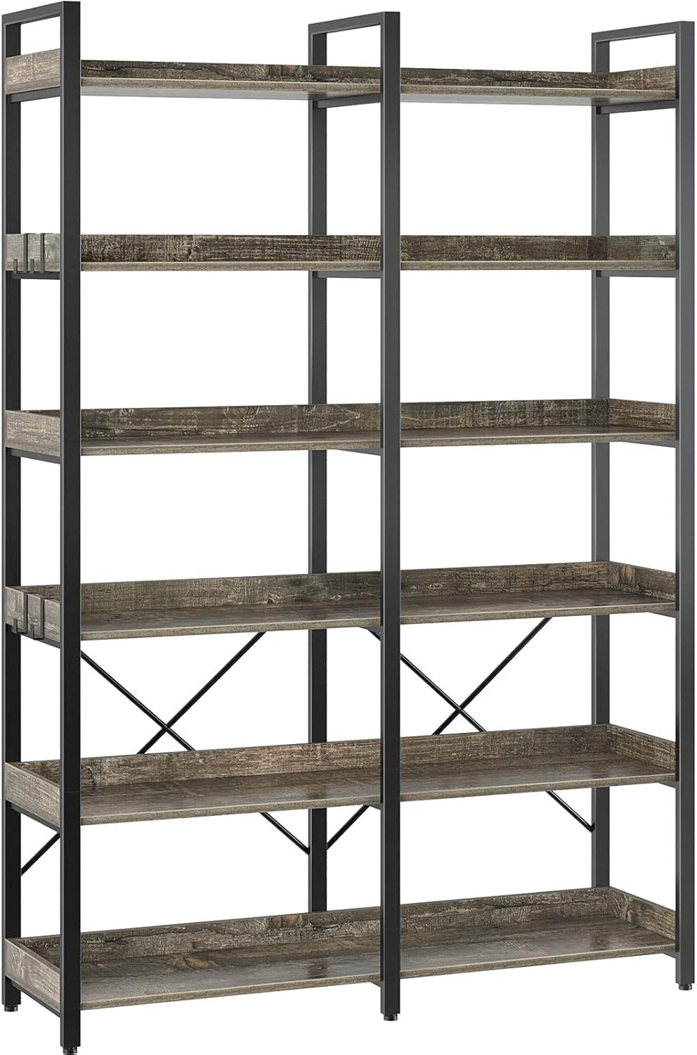 Industrial style Shelf Bookcase - HavenCraft