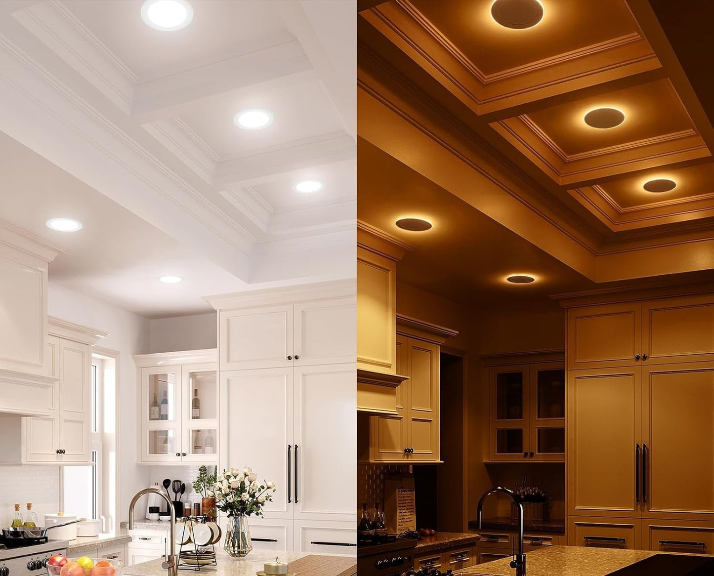LED Recessed Ceiling Light With Night Light - HavenCraft