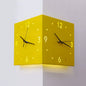 Modern Corner Wall Clock - HavenCraft